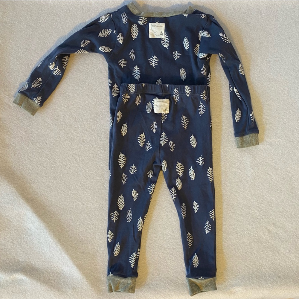 Burt’s Bee Kids - Boy Long Sleeve Comfy Pajama Set size 2T